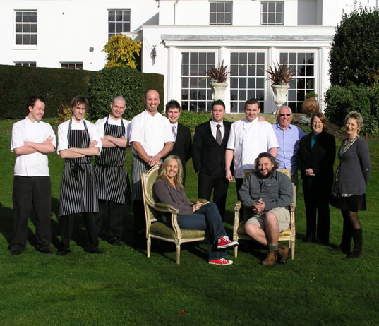 Roland and Mary and the West Stoke House Team